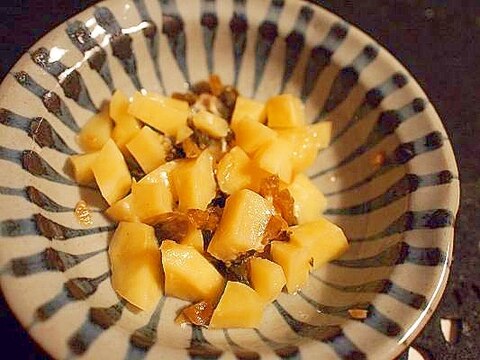 リメイク♪　大根葉の佃煮とじゃが芋で簡単に１品